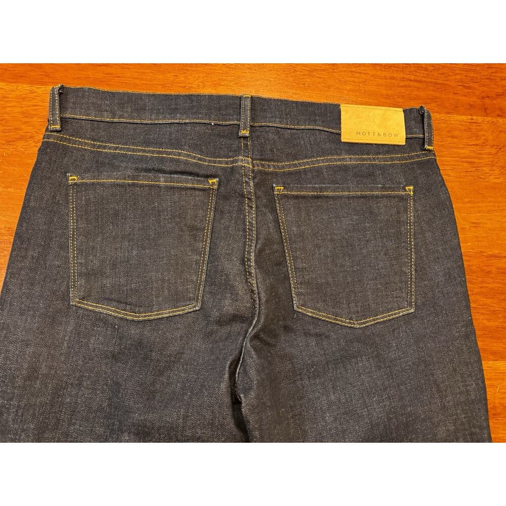 Mott & Bow Slim Jeans Dark Blue Denim 32 X 32 - Picture 4 of 10